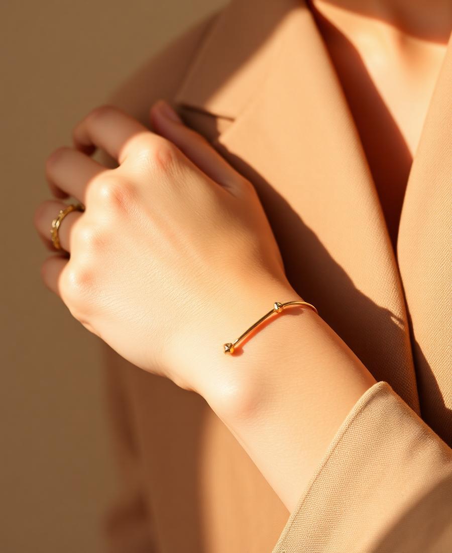 Pulseira no pulso
